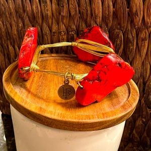 Used Bourbon and Boweties red bracelet